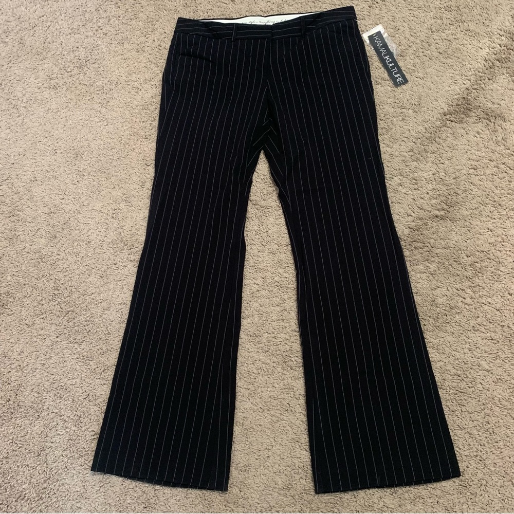 NWT Kamali Kulture Pinstripe Classic Pants 10